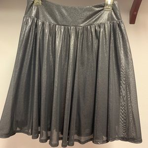 Black Simmer Mini Skirt